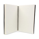 Notizbuch aus recyceltem Leder Midi Merin