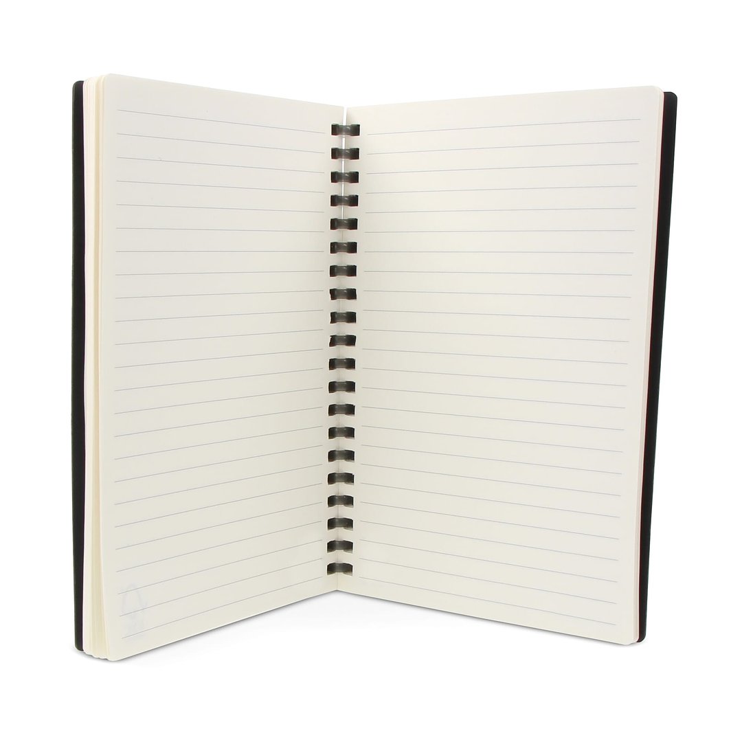 Notizbuch aus recyceltem Leder Midi Merin