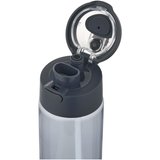 700 ml RCS Trinkflasche aus recyceltem Kunststoff mit Multifunktionsdeckel und Klappstrohhalm - Vreilga