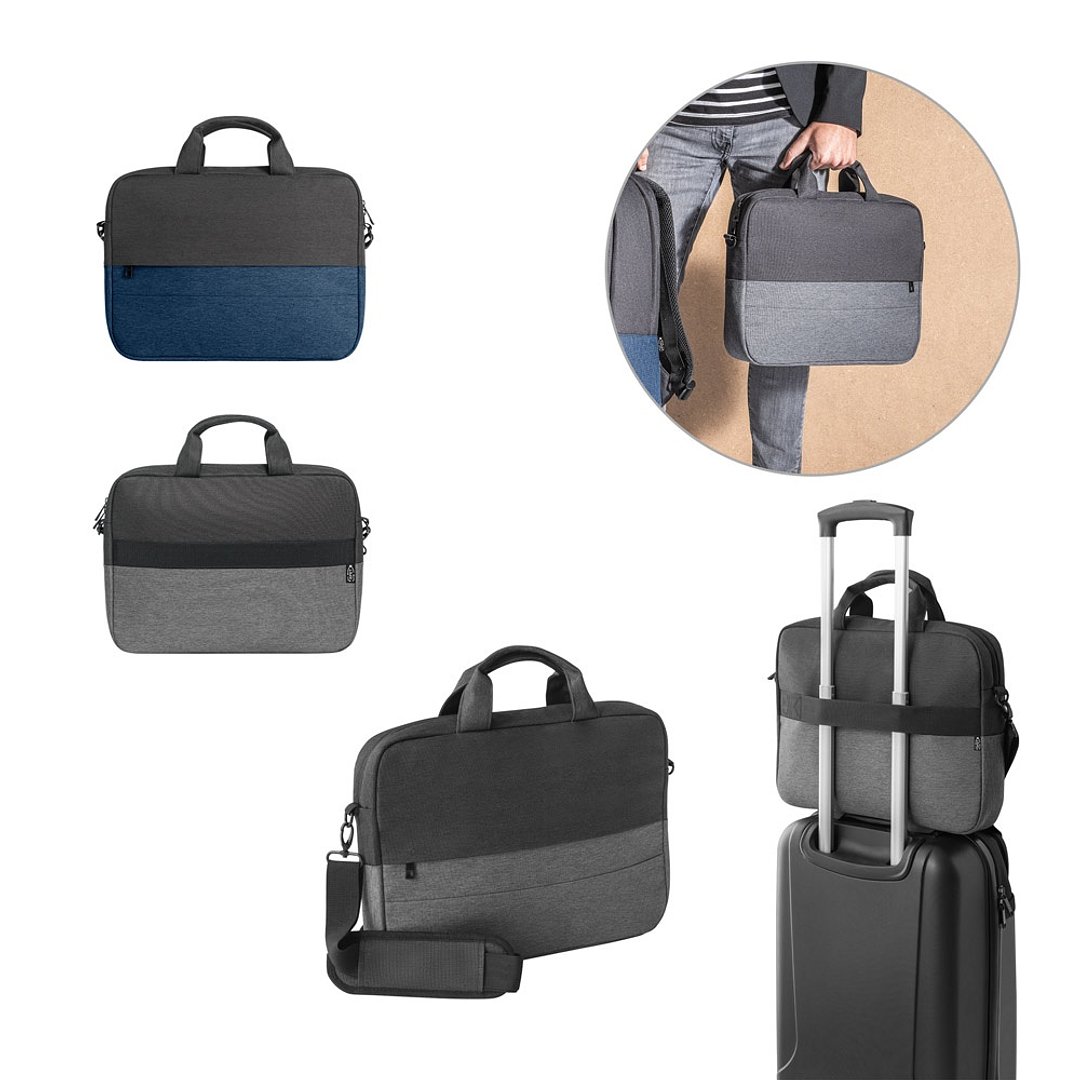 Gepolsterte Laptoptasche aus hochdichtem, recyceltem 600D-Polyester 15“ Ruinanie