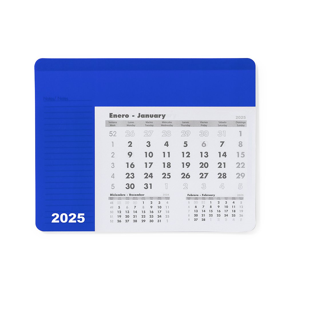 Mauspad Kalender Iddux