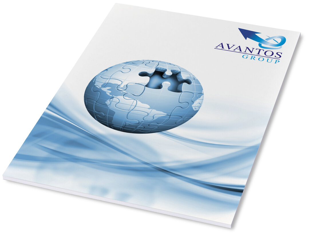 A4 Notizblock, Wickelumschlag - Beas