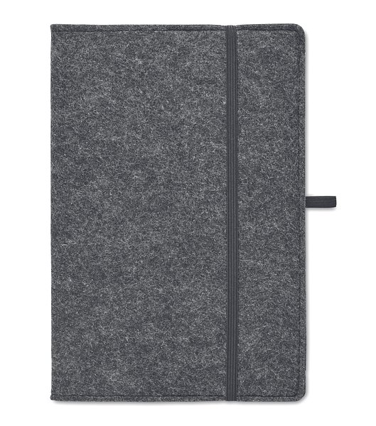 DIN A5 Notizbuch RPET-Filz Uelixn