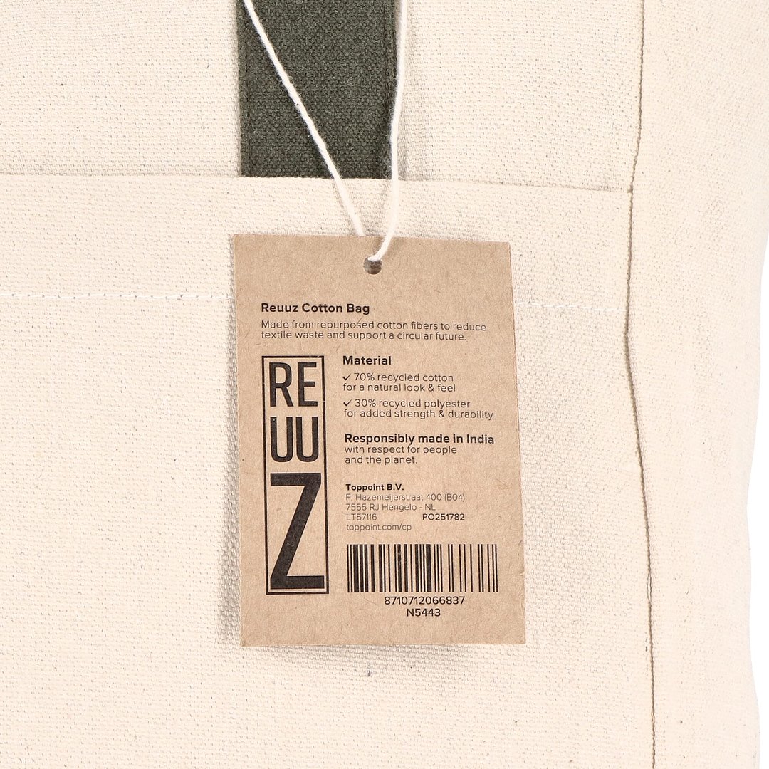 Reuuz Canvas Tragetasche 33 x 42 x 10 cm Giafervri