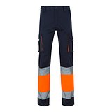 Zweifarbige Stretch-Hose mit mehreren Taschen (240 g/m²), aus Baumwolle (46 %), EME (38 %) und Polyester (16 %) Trineli