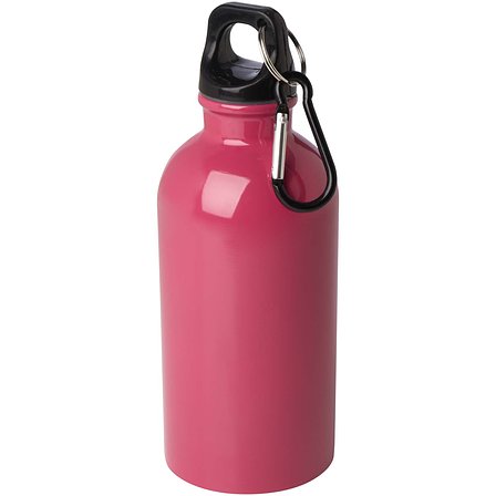 400 ml RCS-zertifizierte, einwandige Trinkflasche aus Edelstahl mit Karabinerhaken - Ongas