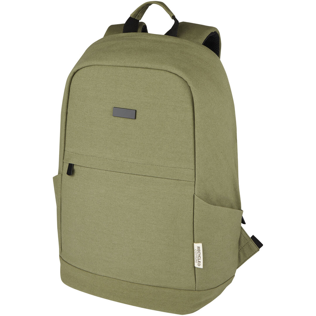 15,6 Zoll Anti-Diebstahl Laptop-Rucksack 18 L aus GRS-recyceltem Canvas - Lüzzi