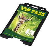 Kartenhalter aus recyceltem Kunststoff - Waran