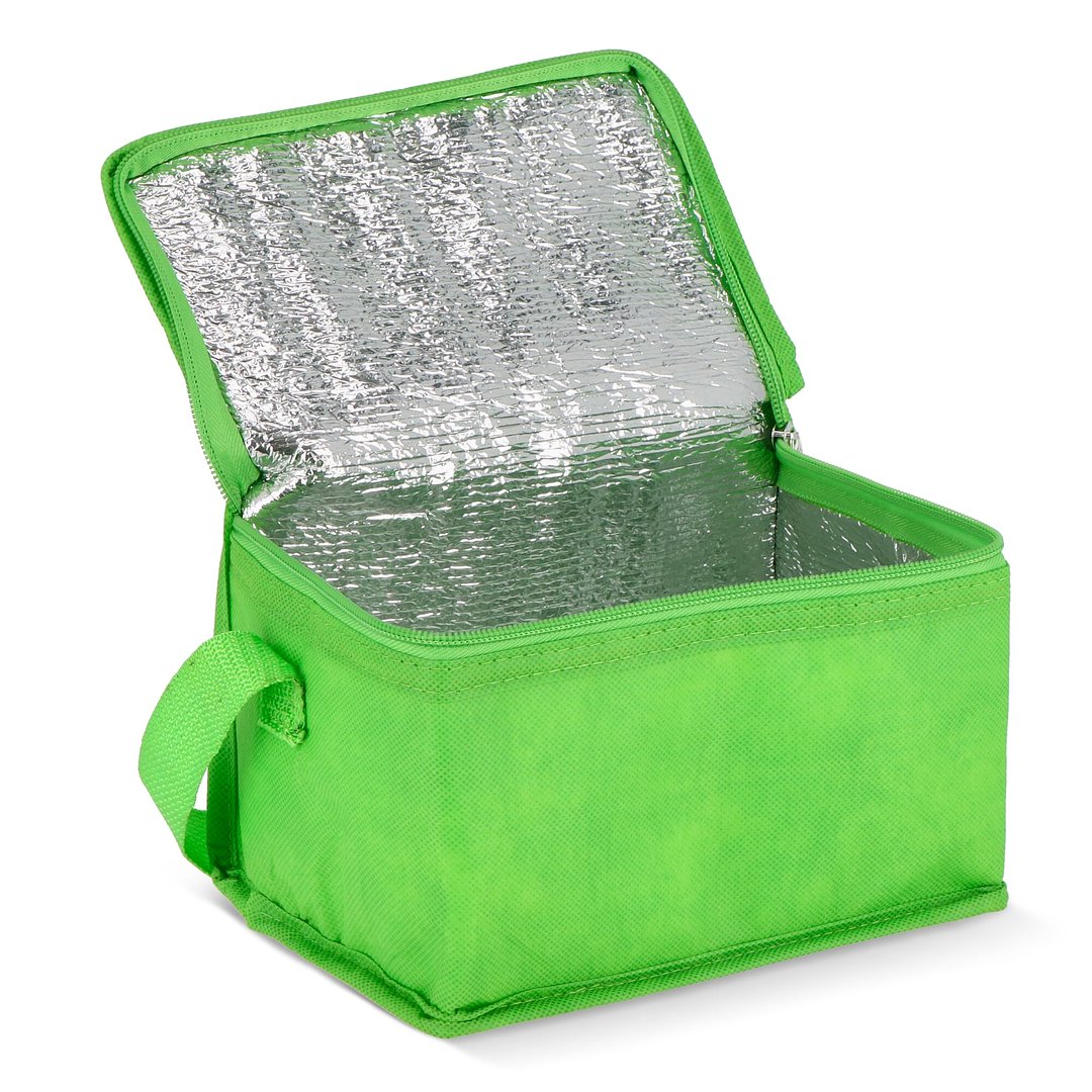 R-PET 6 Dosen-Kühltasche Non Woven 20x 13 x 12,5cm 75g/m² Veili