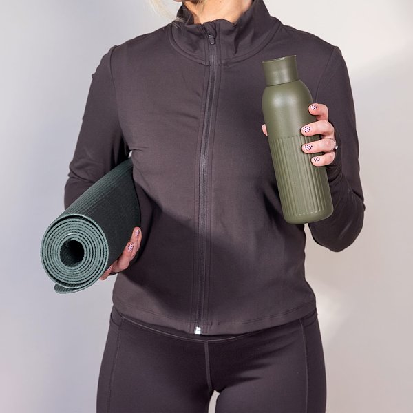 Tekla Push Stahlisolierflasche mit Druckverschluss (recycelt) 500 ml Jonica