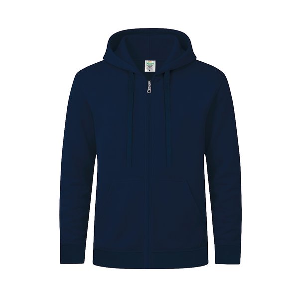 Erwachsene Sweatshirt mit Kapuze + Reißverschluss "keya"