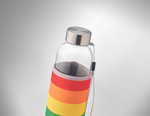 Trinkflasche Glas 500 ml Friten