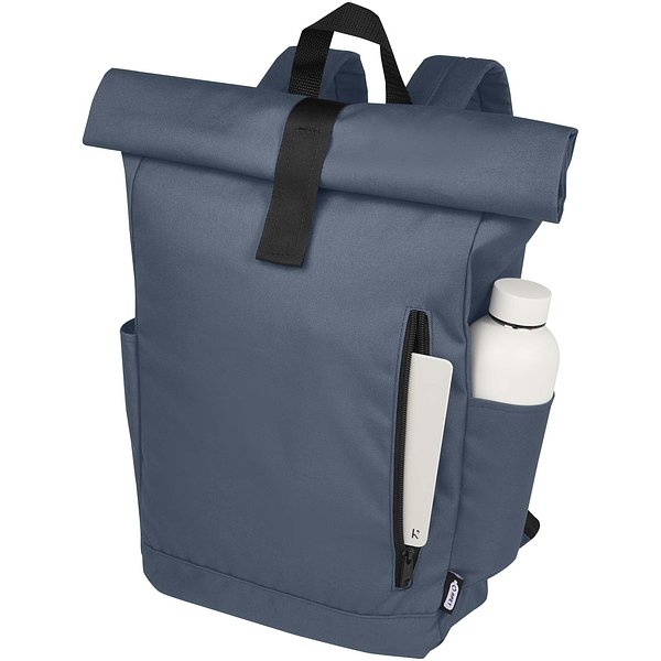 15,6" GRS RPET Roll-Top Rucksack 18 L - Maschtian
