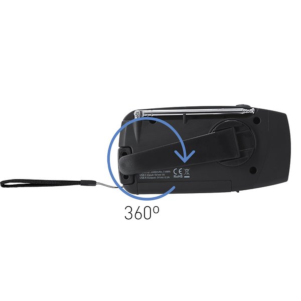 Multifunktionales Notfallradio Idney