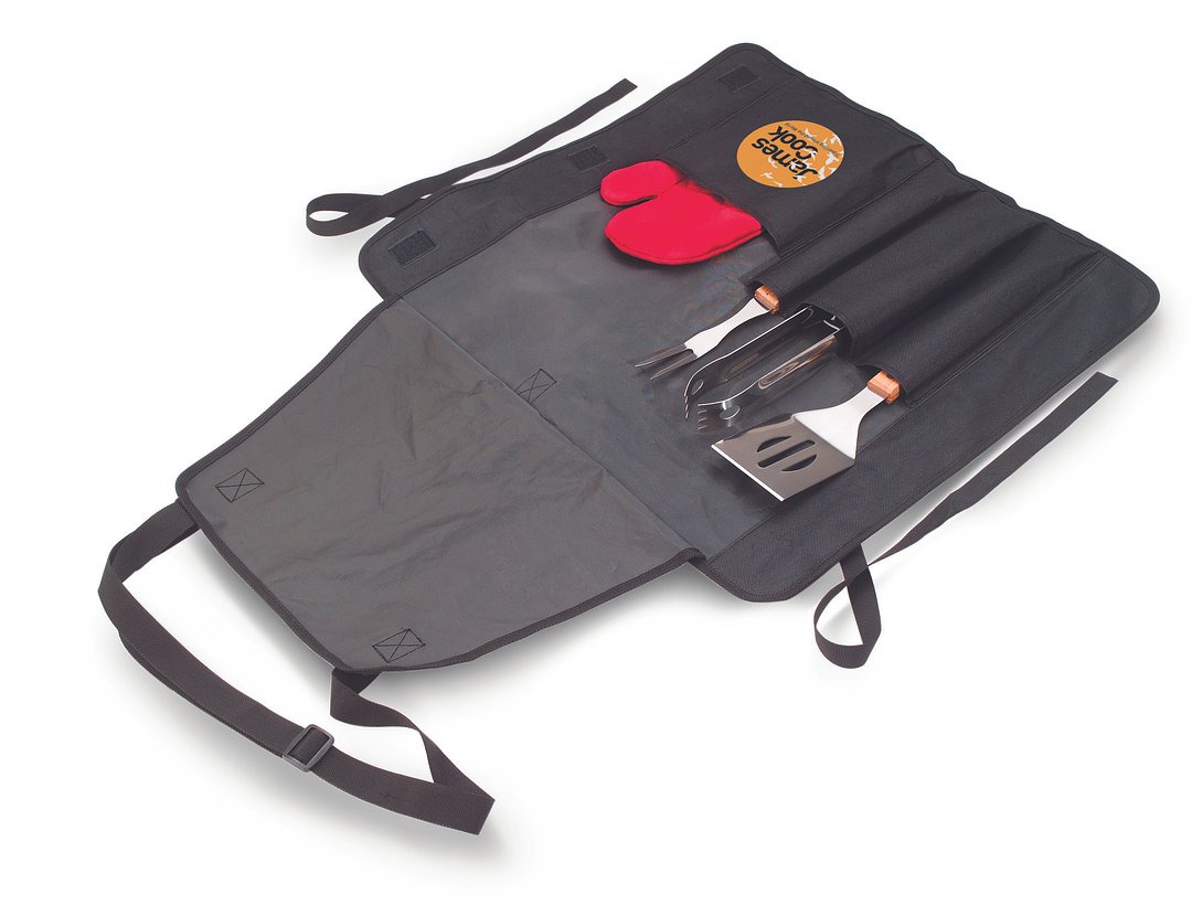 BBQ Schürze mit BBQ Werkzeug Nela