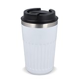 Recycelter Edelstahl-Thermobecher für Kaffee zum Mitnehmen, 400 ml Natianng