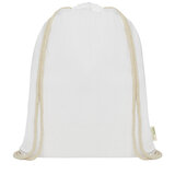 100 g/m² GOTS Sportbeutel aus Bio-Baumwolle mit Kordelzug 5L - Anni