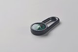 Outdoor-Kompass mit Karabiner Natristia