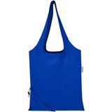Blend 140 g/m², GRS-zertifizierte, faltbare Baumwoll Tragetasche, 7 l - Grin
