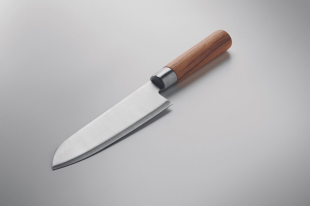 Kochmesser mit Buchenholz Bignatria