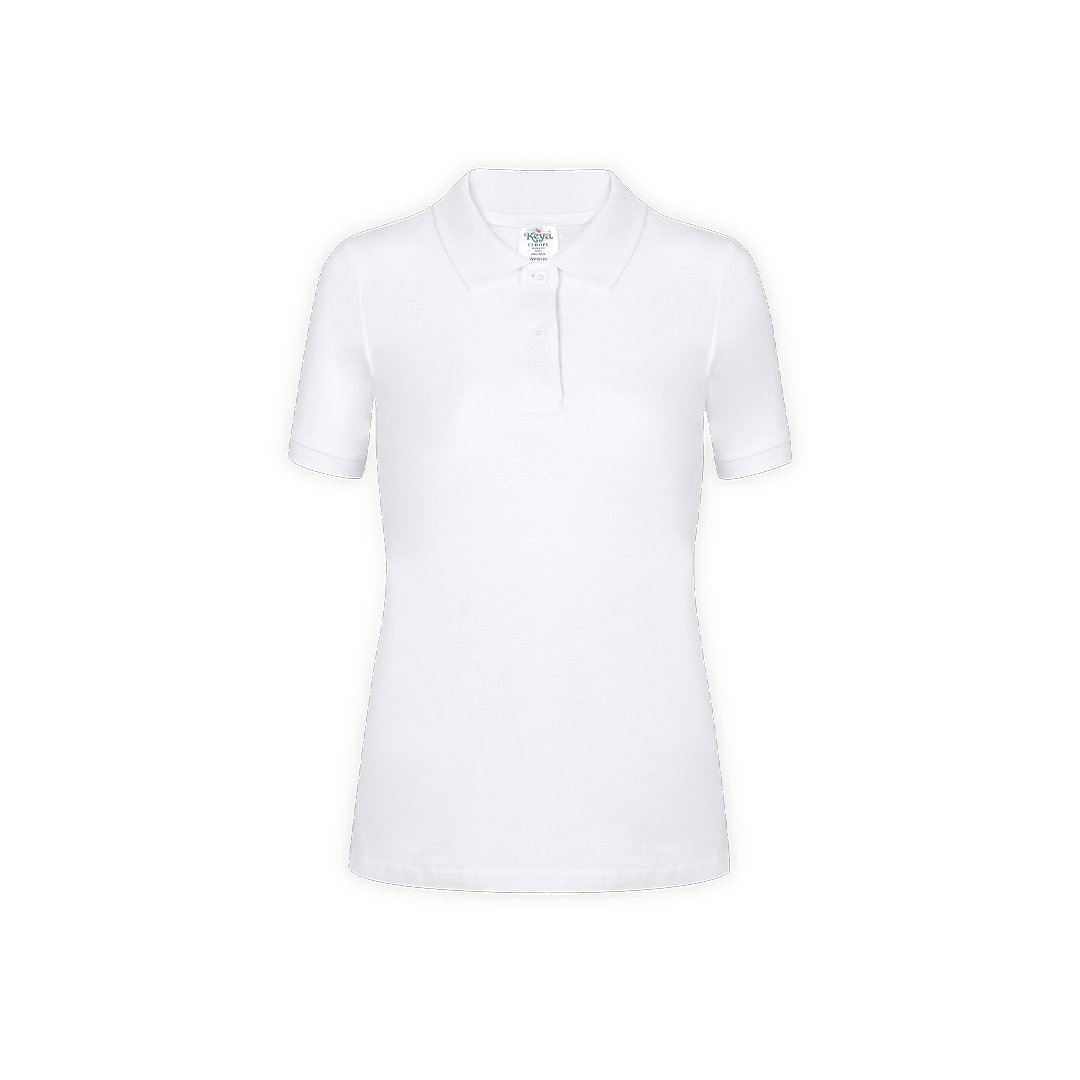 Frauen Weiß Polo-Shirt "keya"