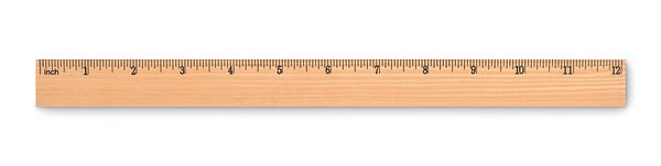 Holzlineal 30cm Natiaferg
