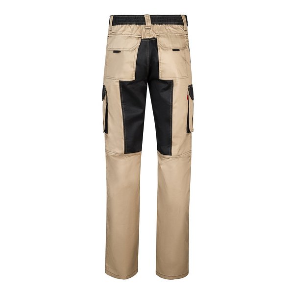 Zweifarbige Twill-Hose mit mehreren Taschen (240 g/m²), aus Baumwolle (35%) und Polyester (65%) Walbrg