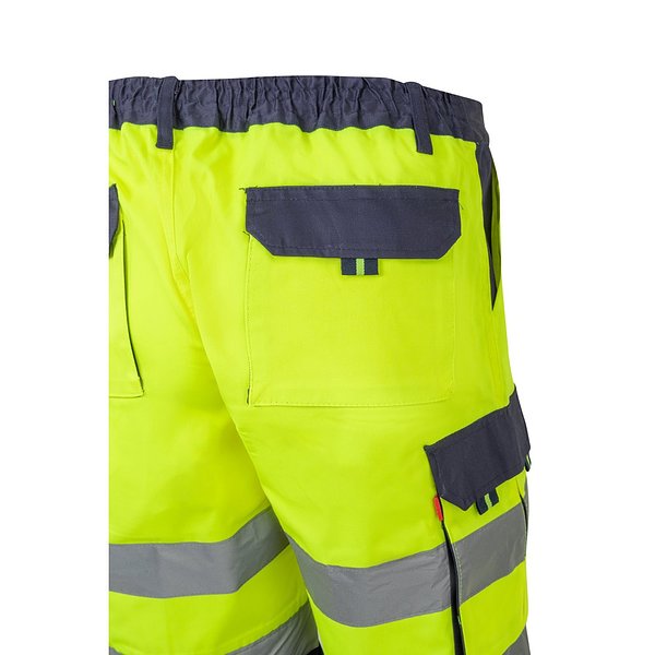 Zweifarbige Bermudashorts mit mehreren Taschen (210 g/m²), aus Baumwolle (20%) und Polyester (80%) Chatias