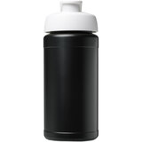 500 ml recycelte Sportflasche mit Klappdeckel - Veivep