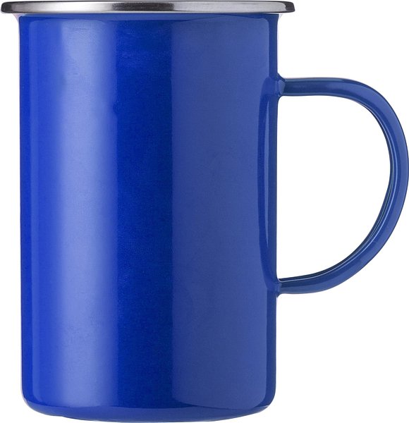 Emaille-Tasse Fränzi | Edelstahlrand | 450 ml