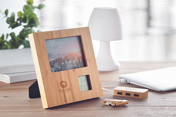 Bilderrahmen mit Tischuhr Uediven