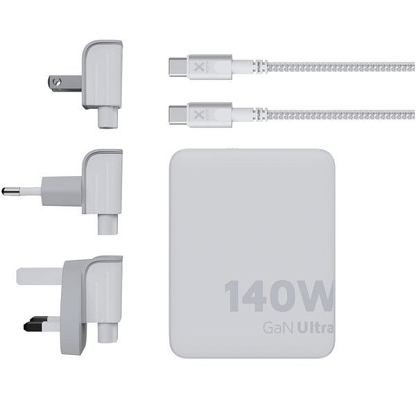 XVC2140 GaN Ultra 140 W Reiseladegerät mit 240 W USB-C PD-Kabel - Betinas