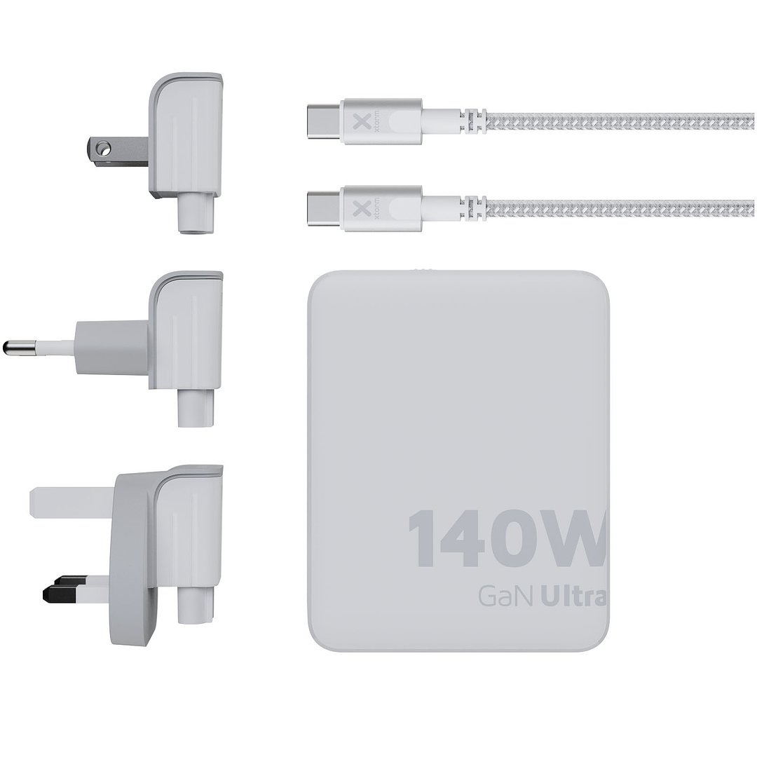 XVC2140 GaN Ultra 140 W Reiseladegerät mit 240 W USB-C PD-Kabel - Betinas