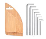 Sechskantschlüssel-Set Bambus Emmascio