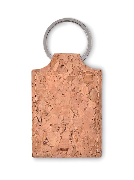 Schlüsselring Kork, eckig Paulan