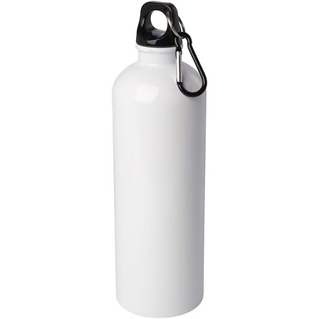750 ml RCS-zertifizierte, einwandige Trinkflasche aus Edelstahl mit Karabinerhaken - Lüth