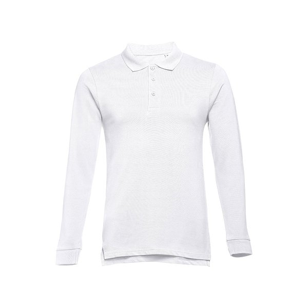 Langarm-Poloshirt aus Baumwolle für Herren Leenians
