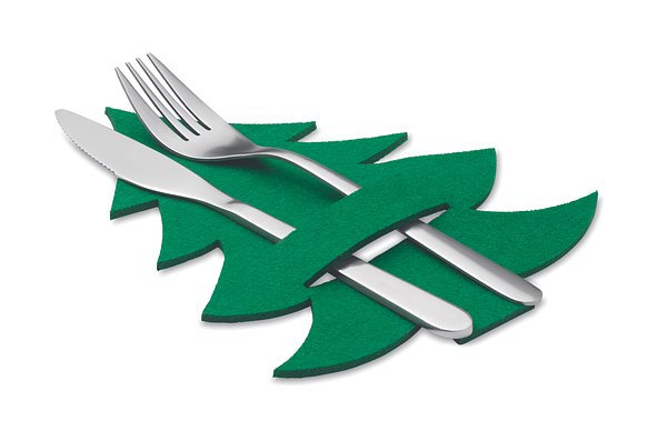 Besteckhalter-Set RPET-Filz Adivich