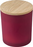 Kerze Rendi | Glas mit Bambusdeckel | Sojawachs | 280 g