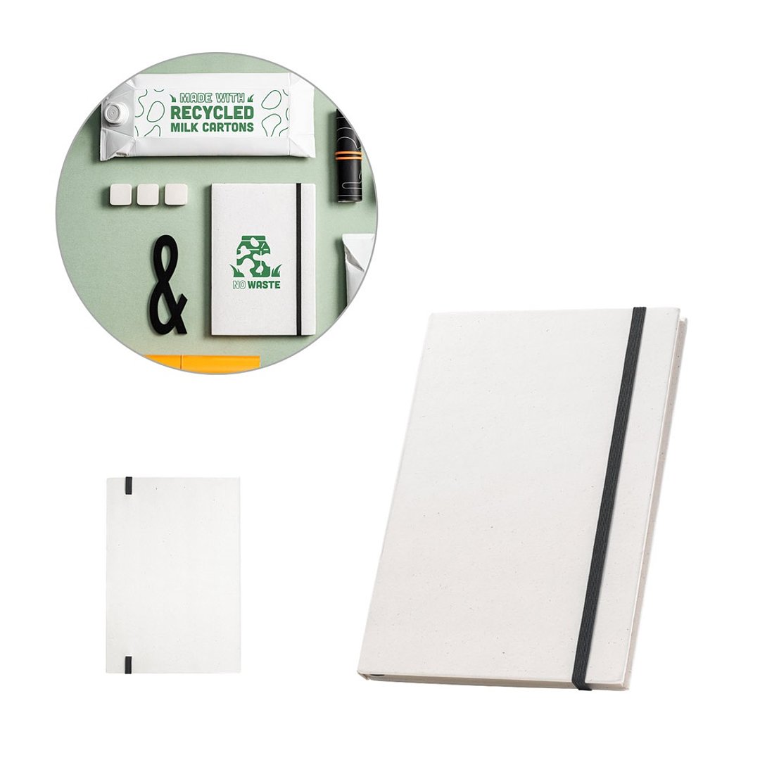 A5-Notizblock aus recycelten Milchkartons Buorlie
