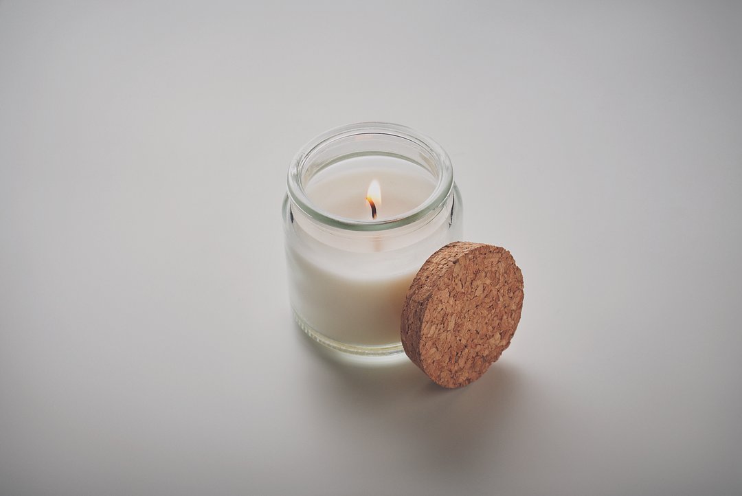 Kerze aus Pflanzenwachs 70g Jonnatri