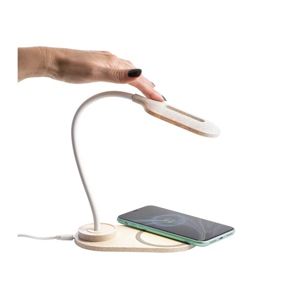 Tischlampe mit Induktionsladegerät (Schnellladefunktion, 10W) Adicoren