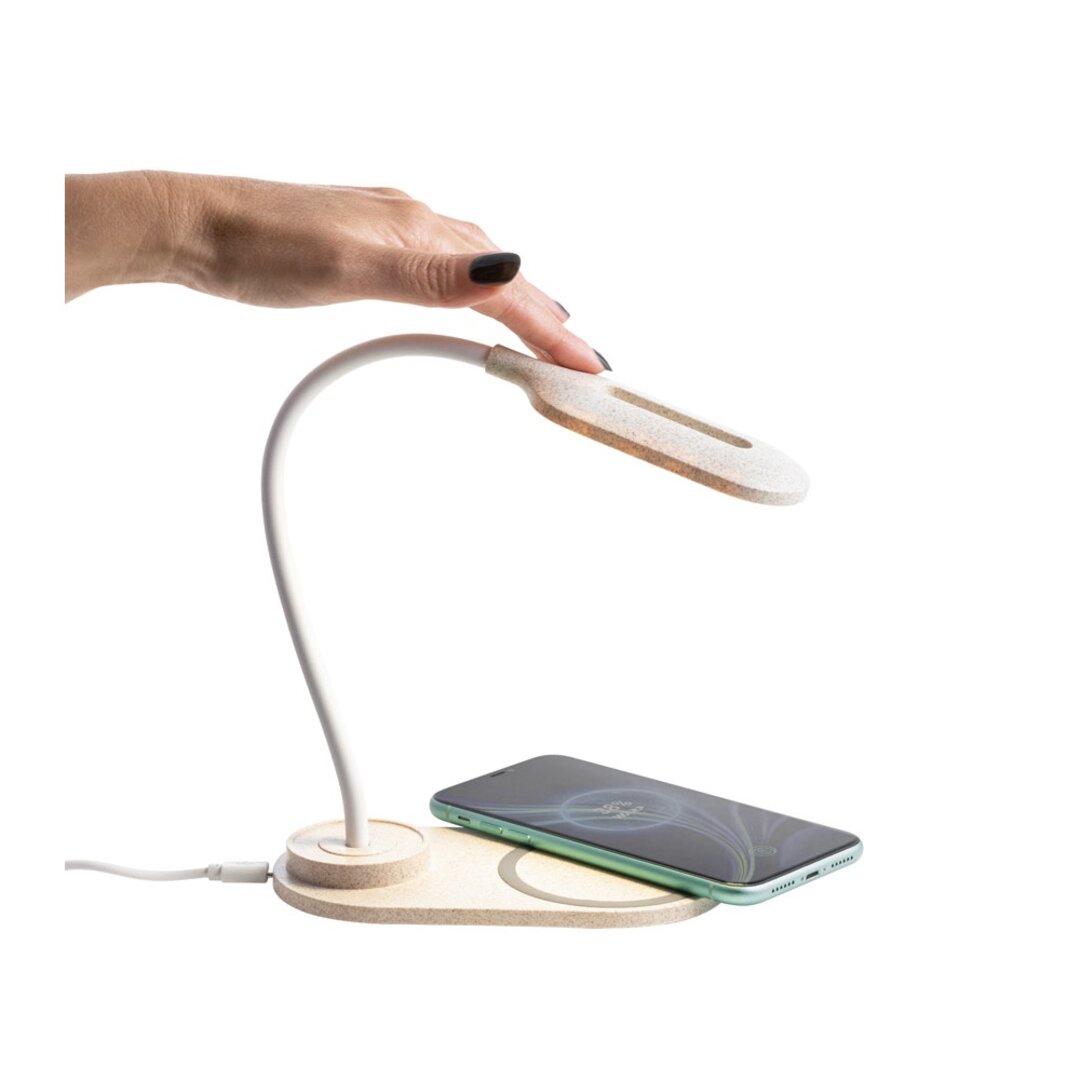 Tischlampe mit Induktionsladegerät (Schnellladefunktion, 10W) Adicoren