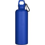 750 ml einfarbige RS-zertifizierte Wasserflasche aus recyceltem Kunststoff mit Karabinerhaken - Emeritlie