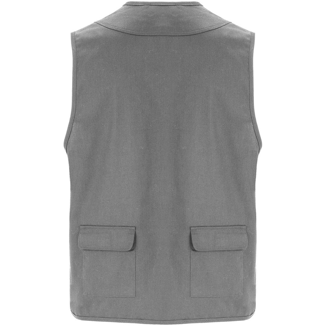Arbeitsweste mit V-Ausschnitt und mehreren Taschen, 200 g/m2 - Elverven