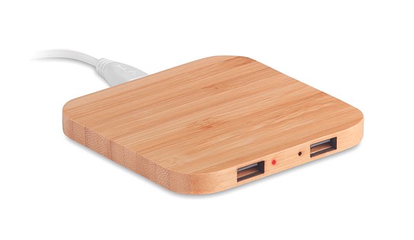 Induktive Ladestation Bambus Ramudesch