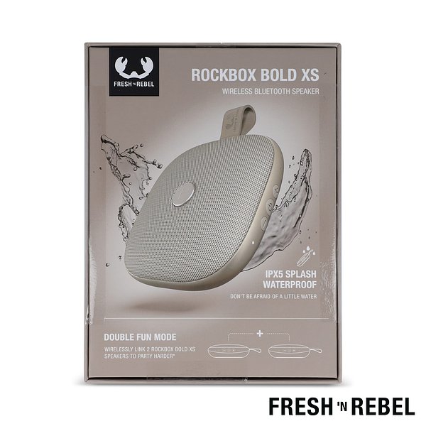 Rockbox Bold Xs splashproof TWS speaker 4W Giuan