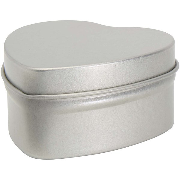 Herzförmige Zinnkerze mit Vanille Duft - Giun