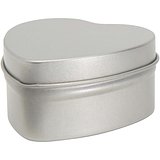 Herzförmige Zinnkerze mit Vanille Duft - Giun