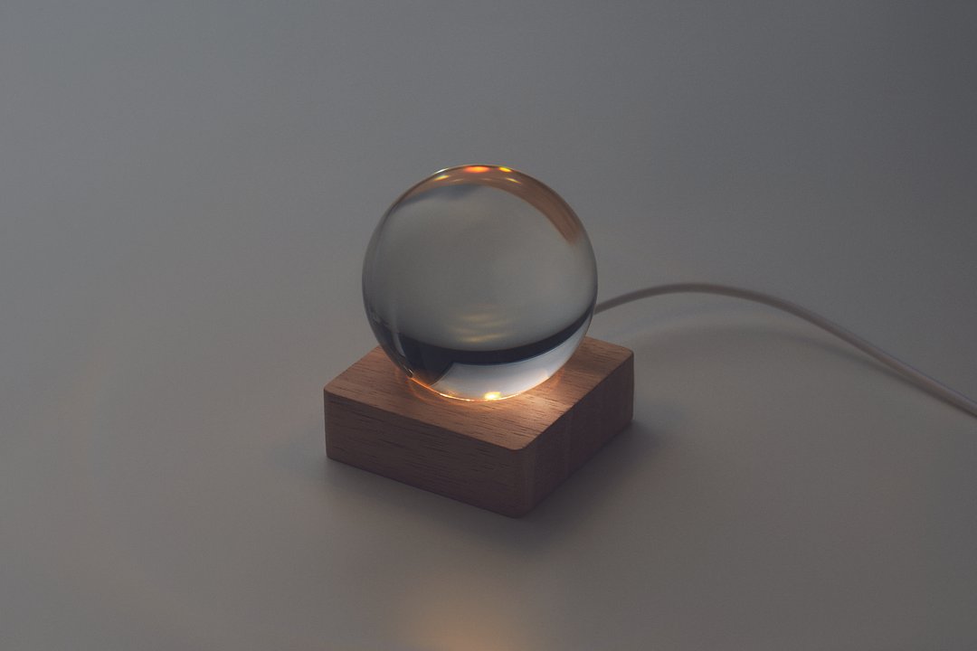 LED-Glaskugel Fenatia